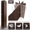 Sorbus 6 Panel Room Divider 6 ft. Tall - Privacy Screen, Extra Wide Double Hinged Panels, Mesh Hand-Woven Design